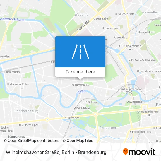 Карта Wilhelmshavener Straße