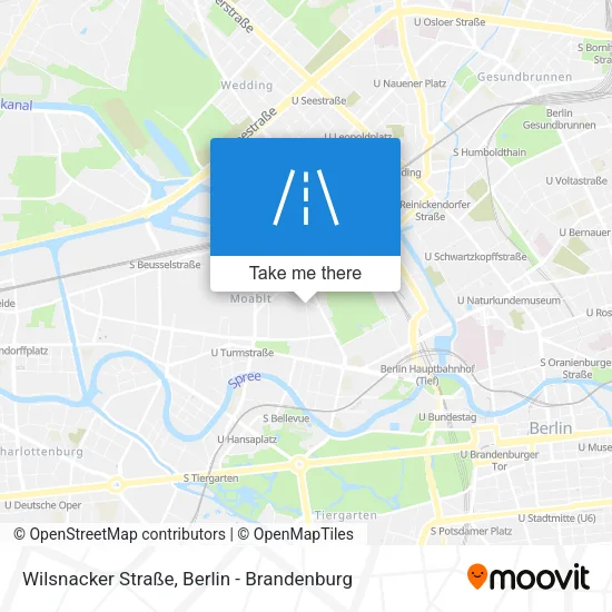 Карта Wilsnacker Straße