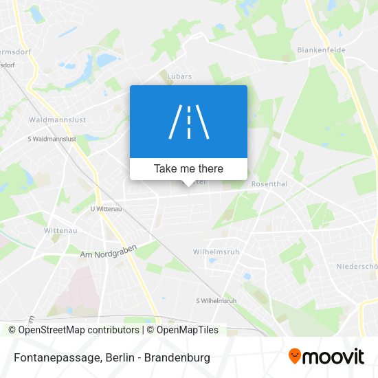 Fontanepassage map
