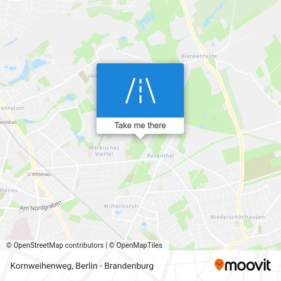 Kornweihenweg map