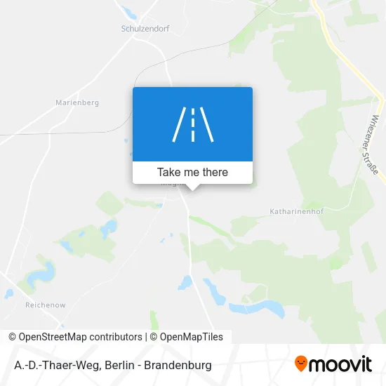Карта A.-D.-Thaer-Weg