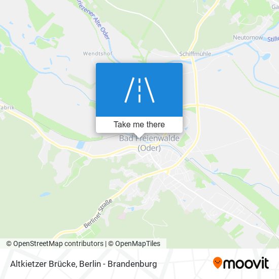 Altkietzer Brücke map