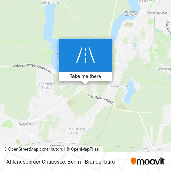 Карта Altlandsberger Chaussee