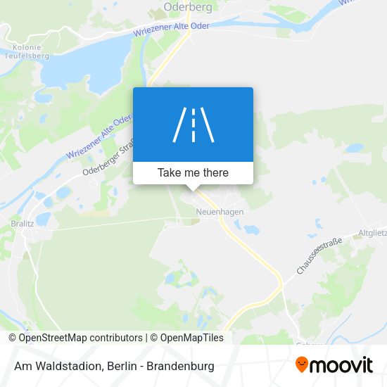 Am Waldstadion map