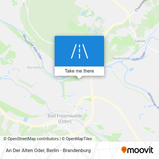 An Der Alten Oder map