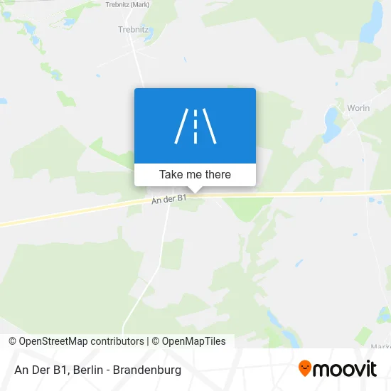 An Der B1 map