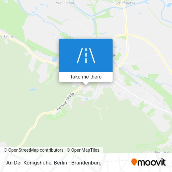 An Der Königshöhe map