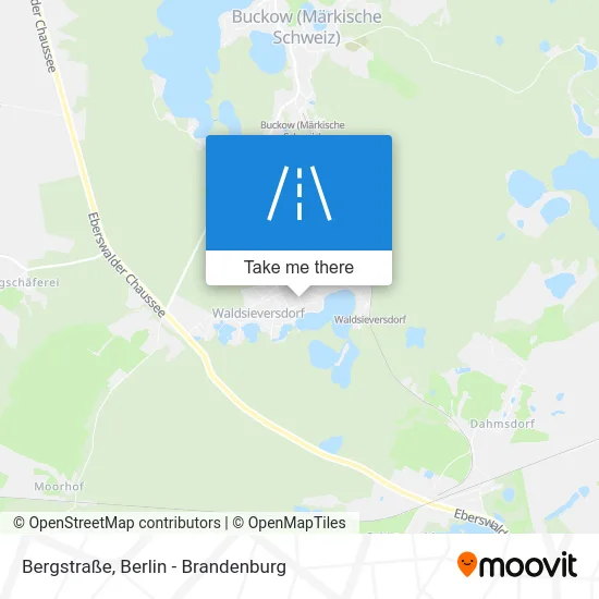 Карта Bergstraße