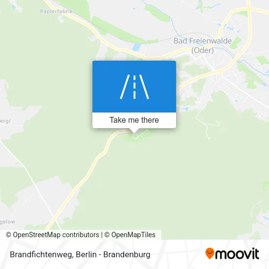 Карта Brandfichtenweg