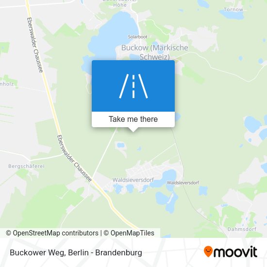 Buckower Weg map