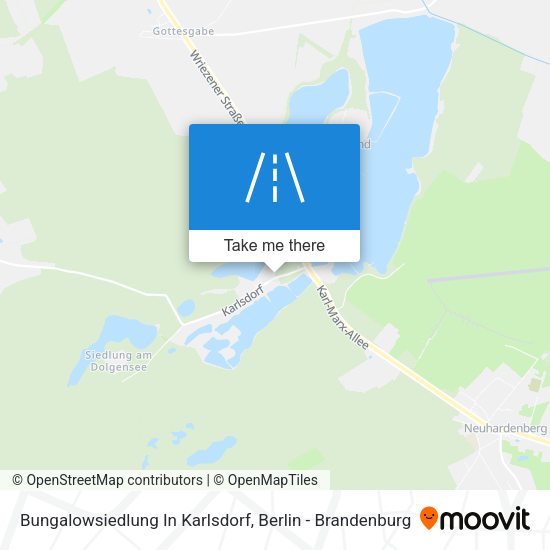 Bungalowsiedlung In Karlsdorf map