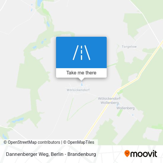 Dannenberger Weg map