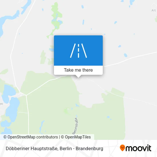 Карта Döbberiner Hauptstraße