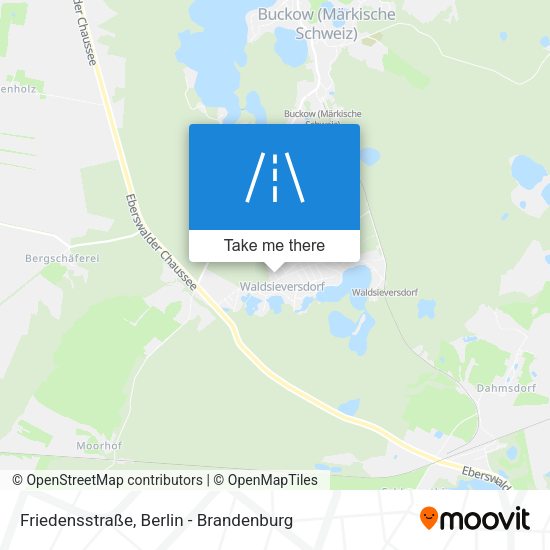 Friedensstraße map