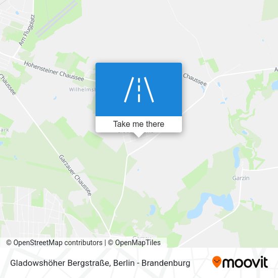 Gladowshöher Bergstraße map