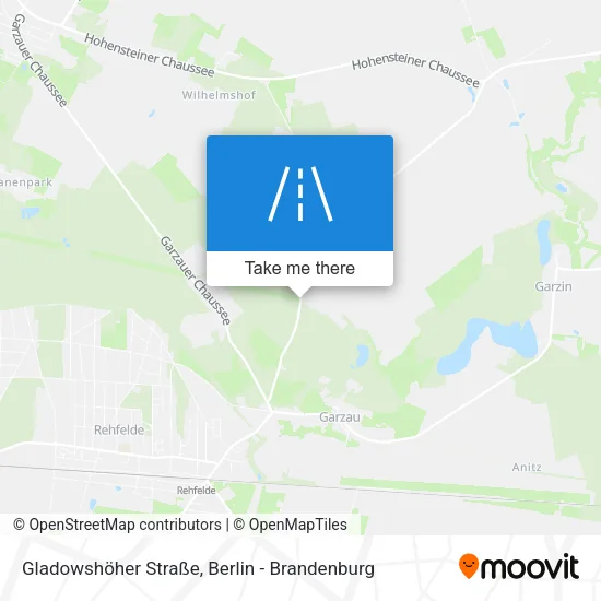 Карта Gladowshöher Straße