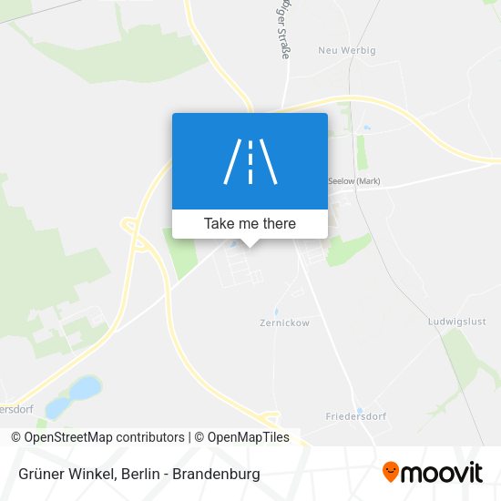 Grüner Winkel map