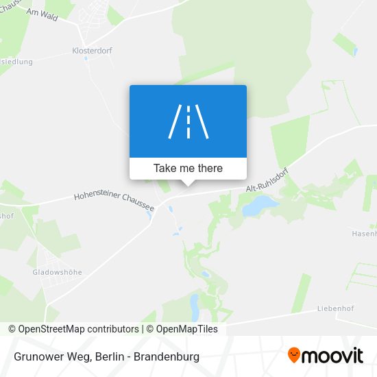 Grunower Weg map