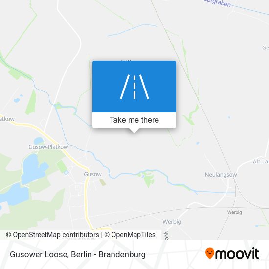 Gusower Loose map