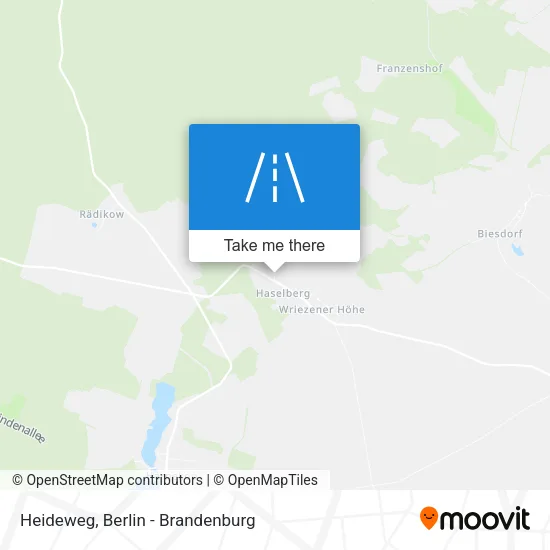 Карта Heideweg