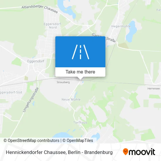 Карта Hennickendorfer Chaussee