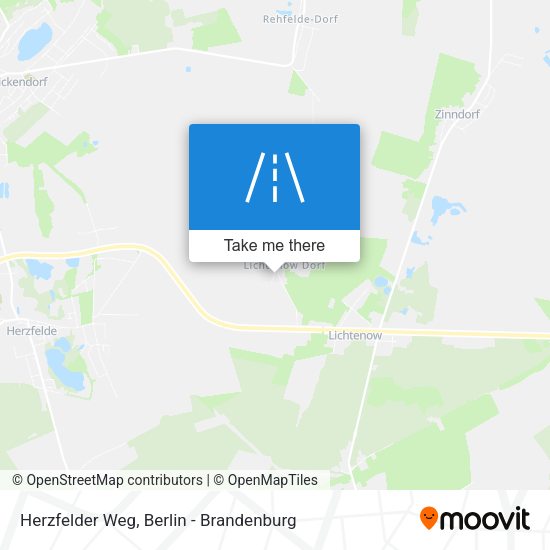 Herzfelder Weg map