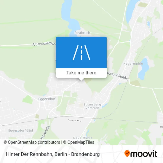 Карта Hinter Der Rennbahn