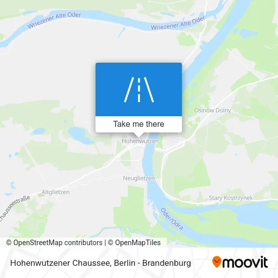 Карта Hohenwutzener Chaussee