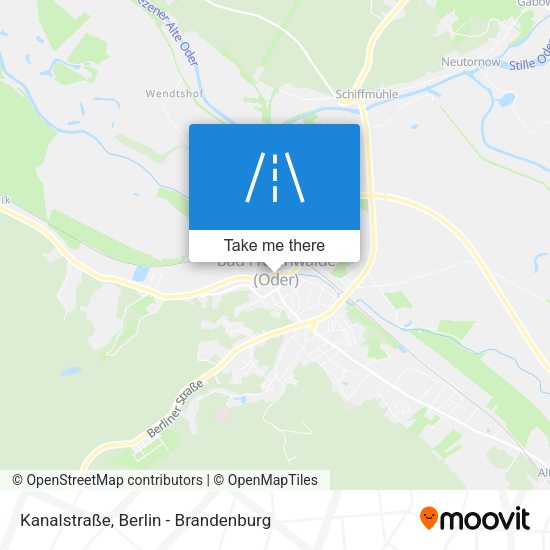 Kanalstraße map