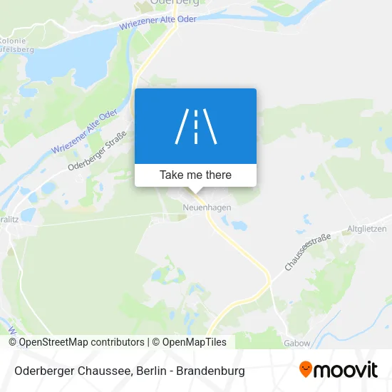 Карта Oderberger Chaussee