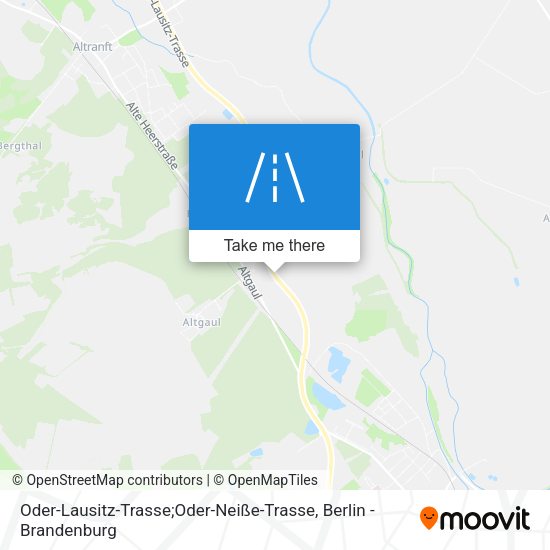 Oder-Lausitz-Trasse;Oder-Neiße-Trasse map