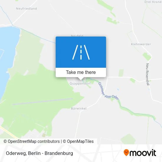 Карта Oderweg
