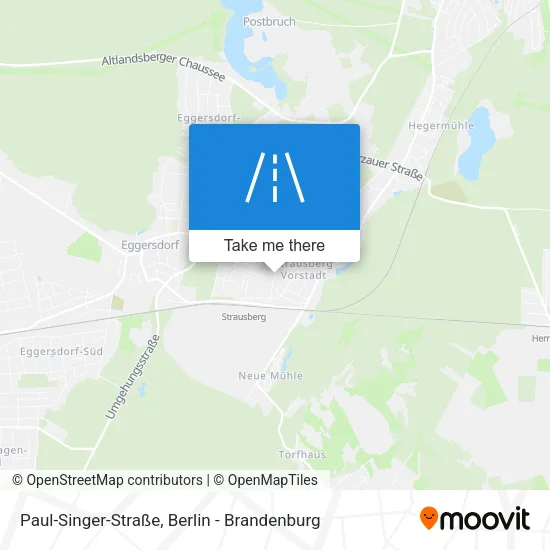 Карта Paul-Singer-Straße