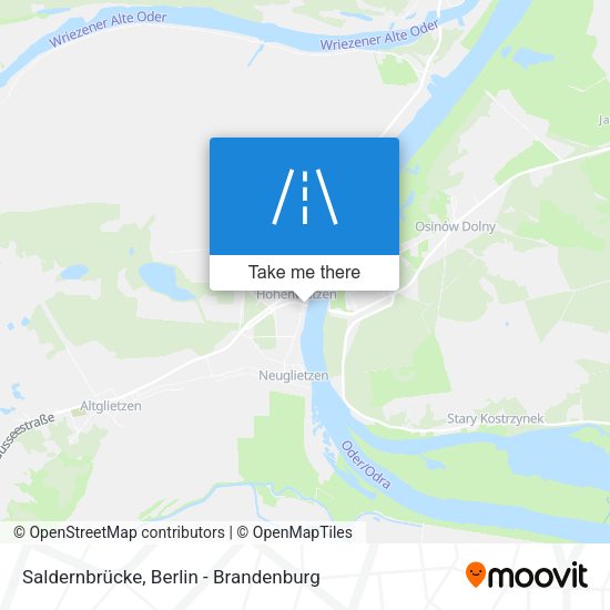 Saldernbrücke map