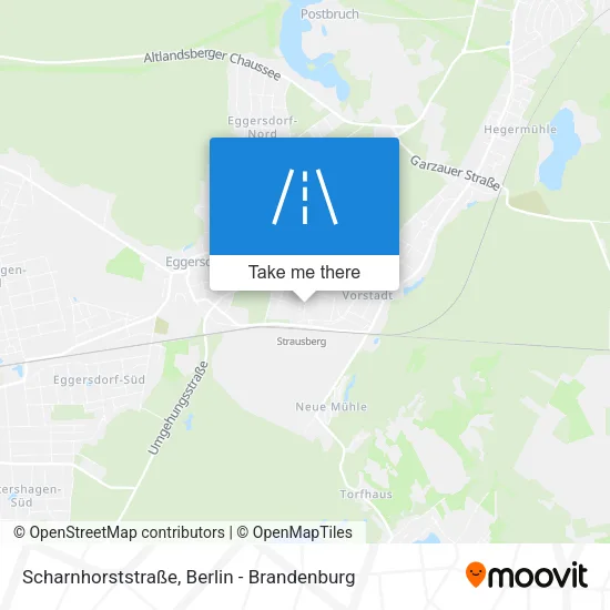 Карта Scharnhorststraße