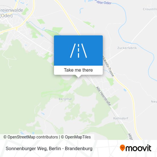 Sonnenburger Weg map