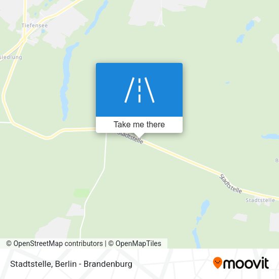 Stadtstelle map