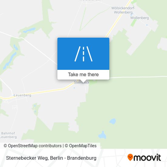 Sternebecker Weg map