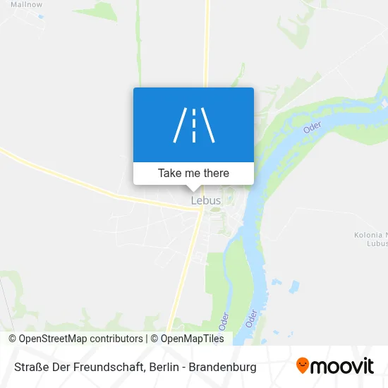 Straße Der Freundschaft map