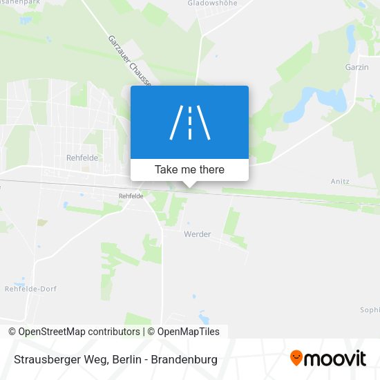 Strausberger Weg map