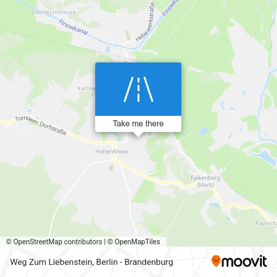 Карта Weg Zum Liebenstein