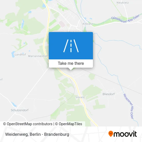 Карта Weidenweg