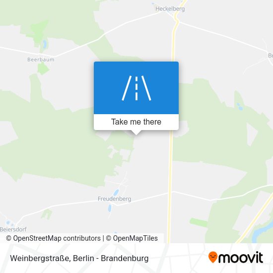 Weinbergstraße map