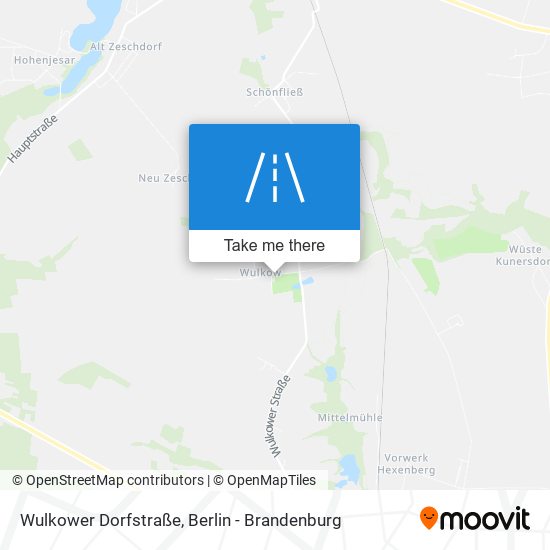 Wulkower Dorfstraße map