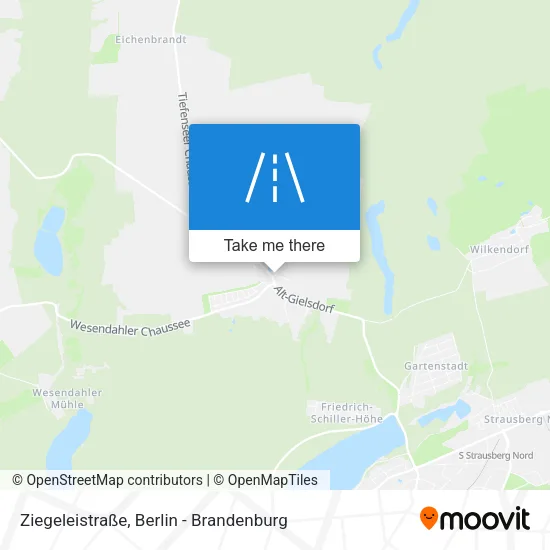 Карта Ziegeleistraße