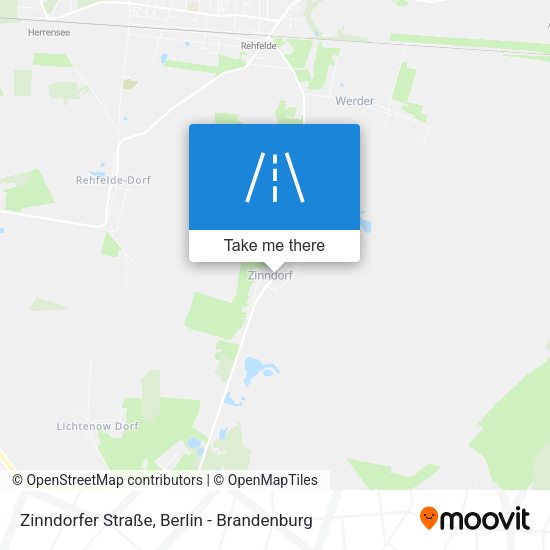 Zinndorfer Straße map
