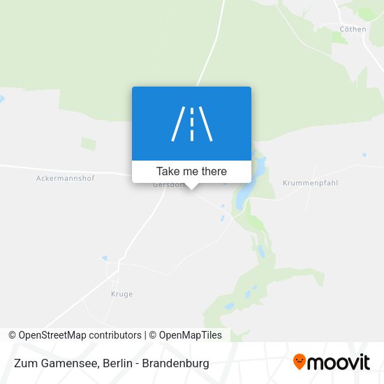 Zum Gamensee map