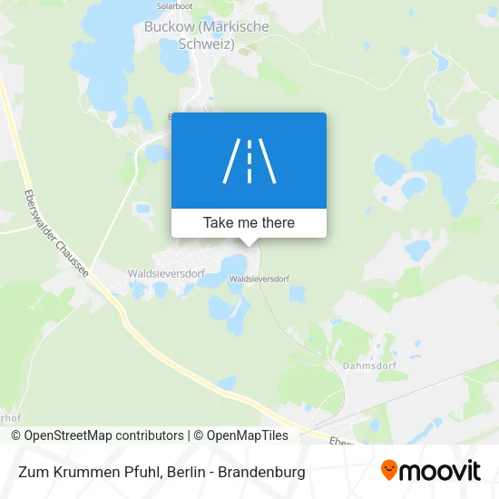 Карта Zum Krummen Pfuhl
