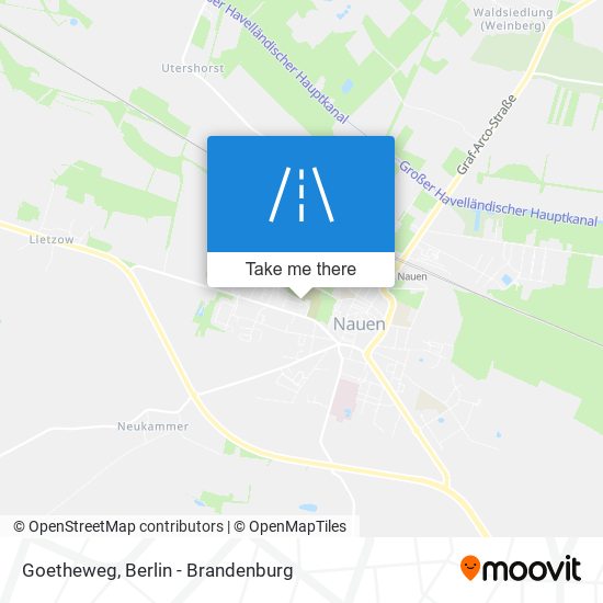 Карта Goetheweg