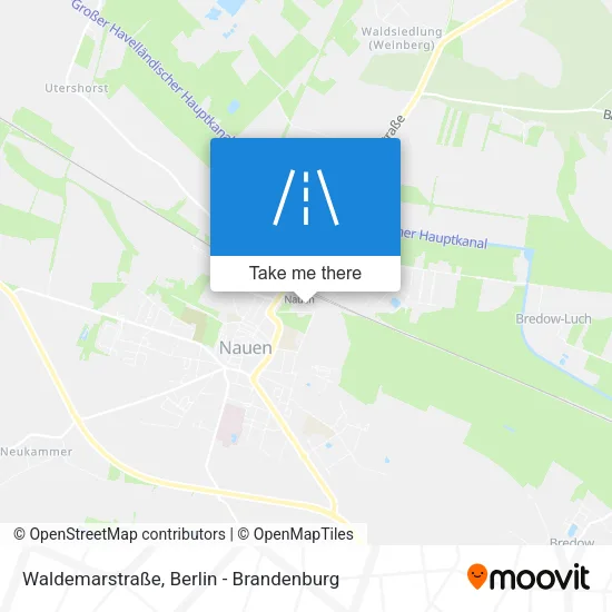 Карта Waldemarstraße